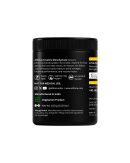 Back view of Athlivia Creatine Monohydrate 100g pouch showing nutritional information, ingredients, usage directions, manufacturing details, and barcode.