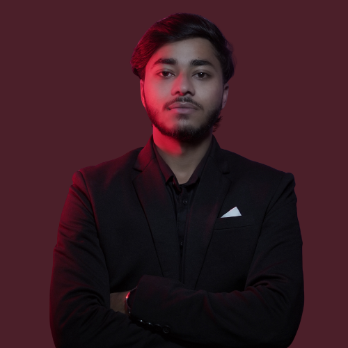 Adarsh Sharma, Founder of Athlivia, posing confidently in professional attire, representing the vision and leadership behind the brand.